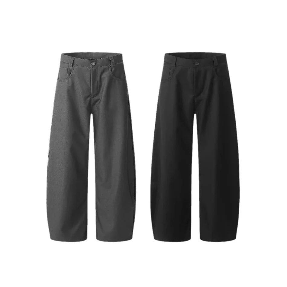 Retro Commuter Pendant Broek Losse Casual Broek – Comfortabele en Stijlvolle Broek voor Dagelijks Gebruik en Pendelen, Casual Design