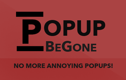 PopupBeGone small promo image