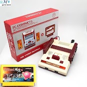 Máy Chơi Game Điện Tử 4 Nút Kèm Băng 500In1 Family Computer