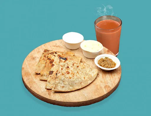 Aloo Paratha + Adrak Chai