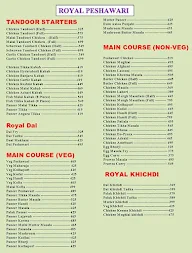 Royal Peshawari menu 2