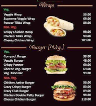 Crazy Crisper's Town menu 3