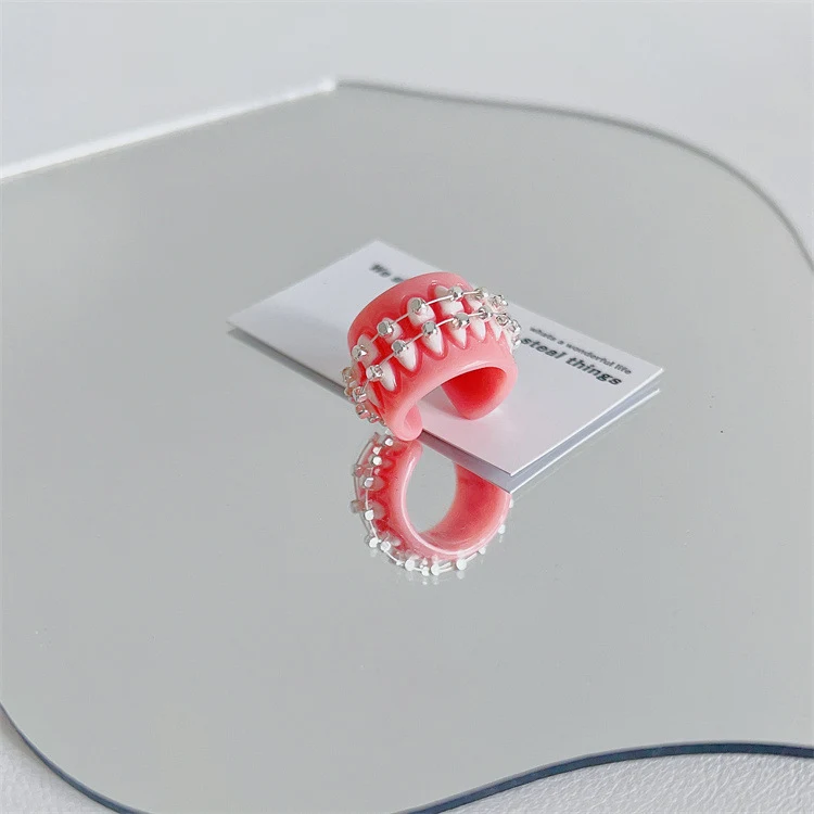 Title 4, Anel de dente acrílico de design de nicho de co...