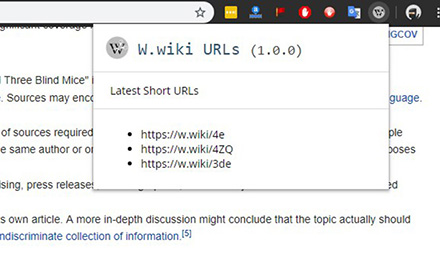Wiki URL Shortener small promo image