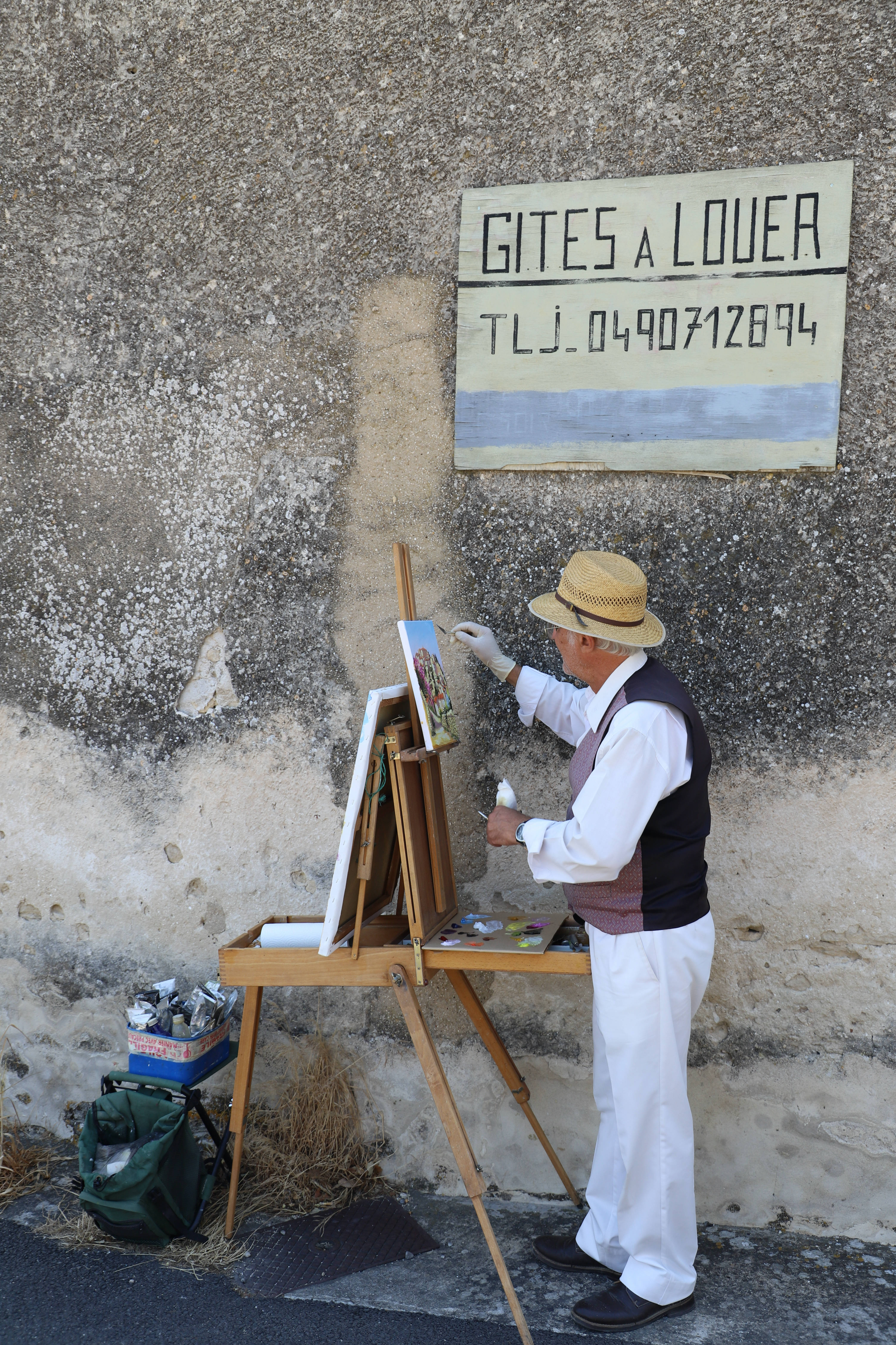 Painter in Gordes di GiorgiaD