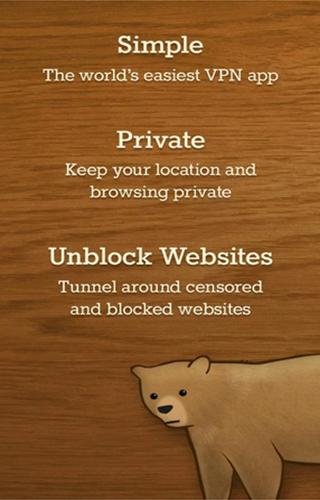 Guide Tunnelbear VPN Screen 3