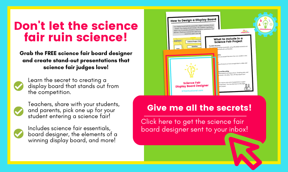 science fair display board example