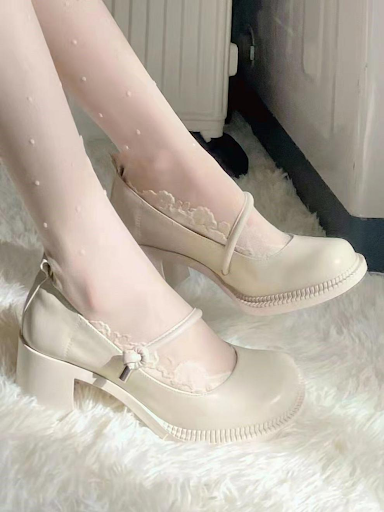 Title 3, Womens Retro French Mary Jane High Heels Timel...