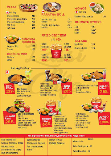 Lassi N Cafe menu 