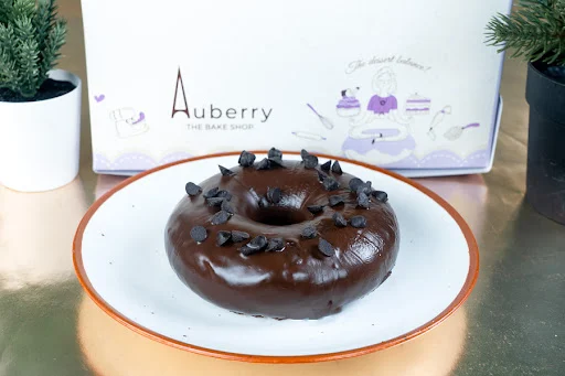 Double Chocolate Glazed Donut (Eggless) [50 Gms]