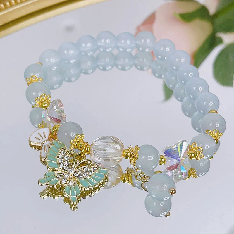 Title 2, Pulsera de cristal para mujer, súper hada en pr...