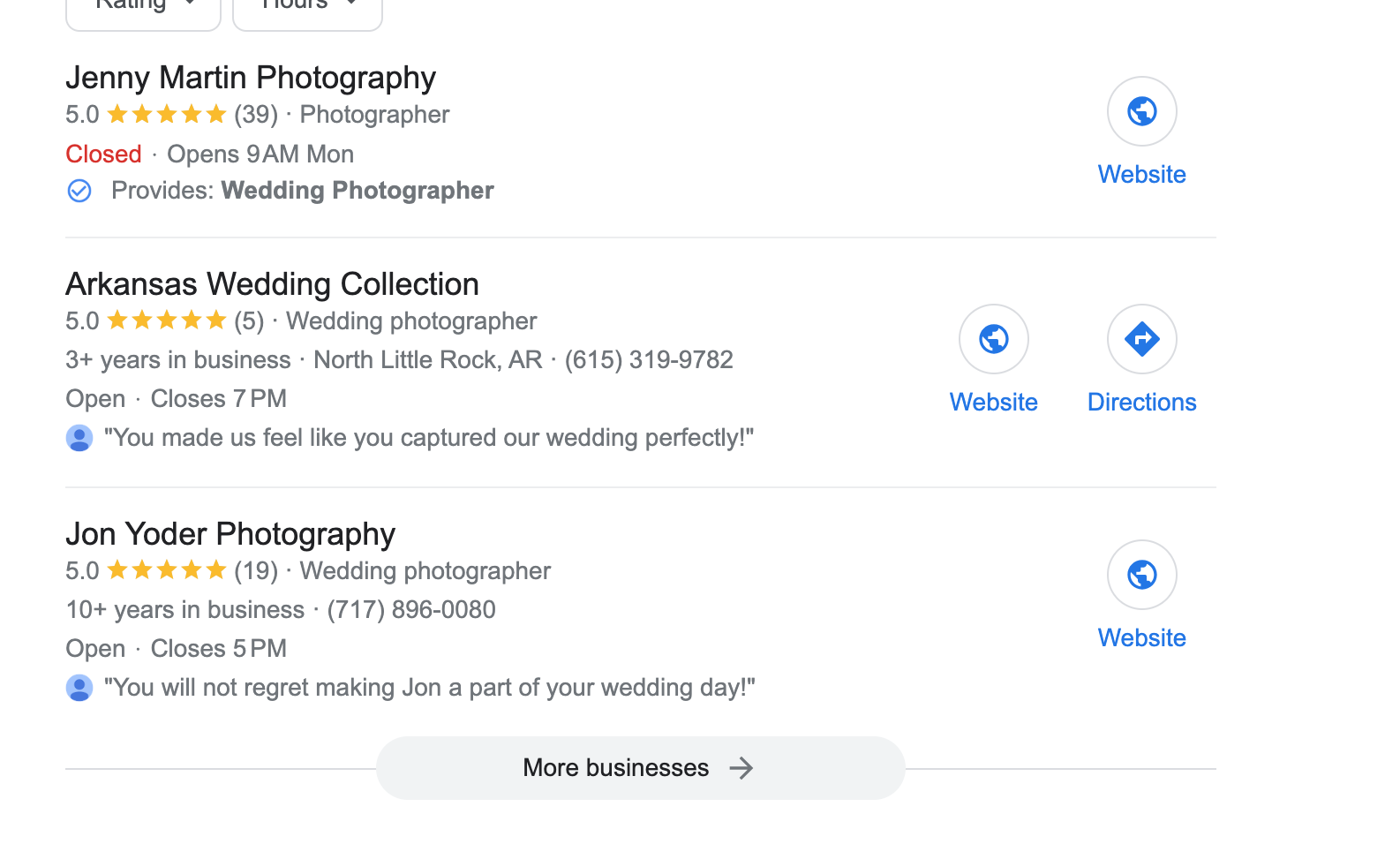 Local Map Pack SEO for Wedding Photography