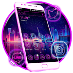 Cover Image of Download Neon City Launcher Theme 1.3 APK