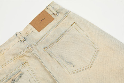 Title 19, Mens Ripped Denim Trousers Trendy Special-Inte...