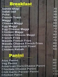 Cafe Sadguru Babji menu 2