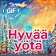 Suomalainen Hyvää yötä & makeat unet Gif Images icon