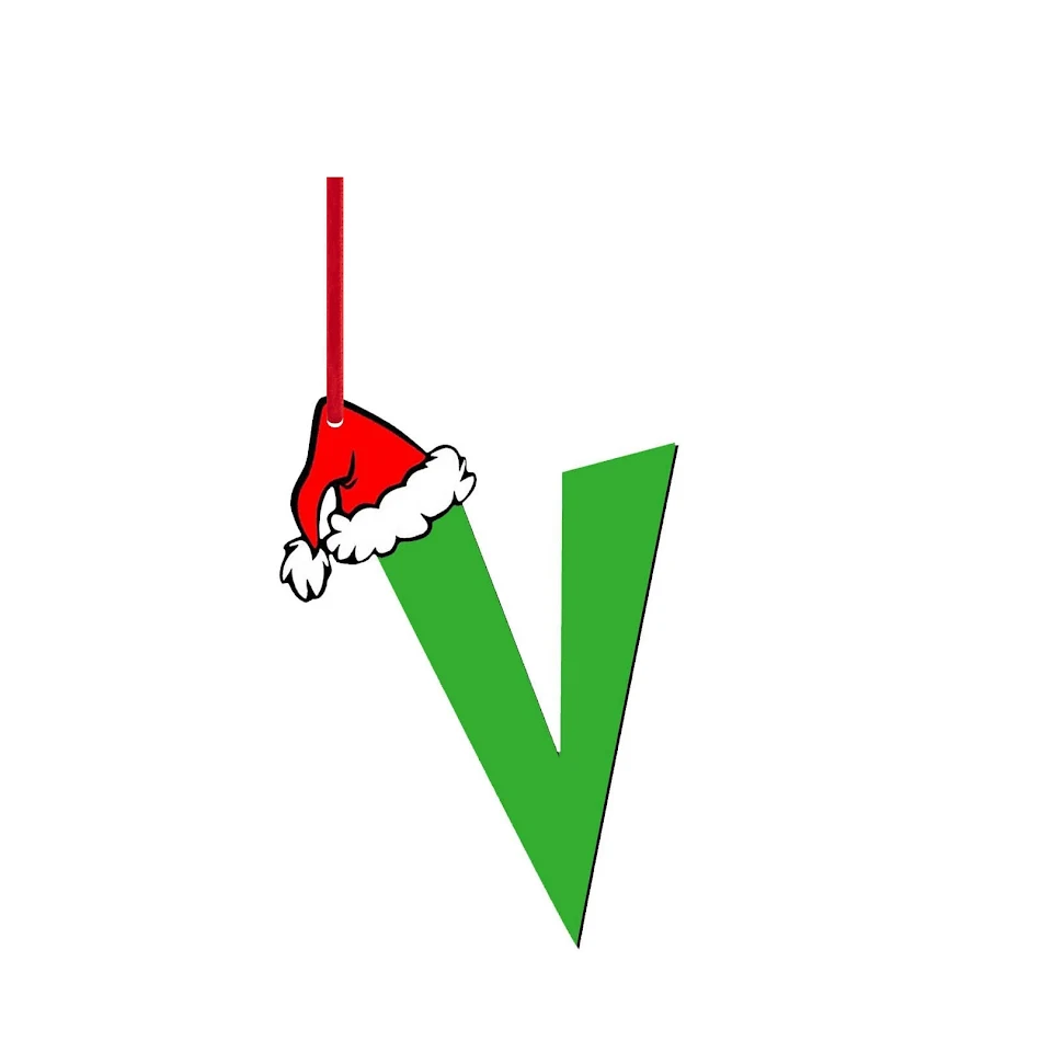 Kerstboom Decoratieve Hanger Letters Grinch Kerstmuts Hangende Decoraties Kerstversiering Leuke Kerstcadeaus