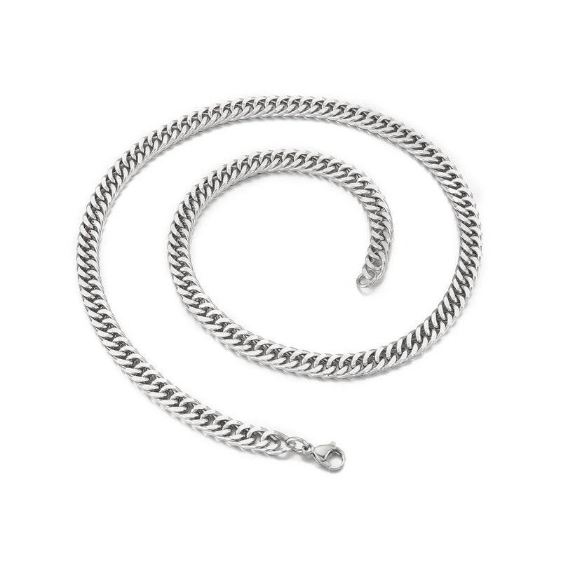Title 5, Stainless Steel Hip Hop Cuban Necklace for Men ...