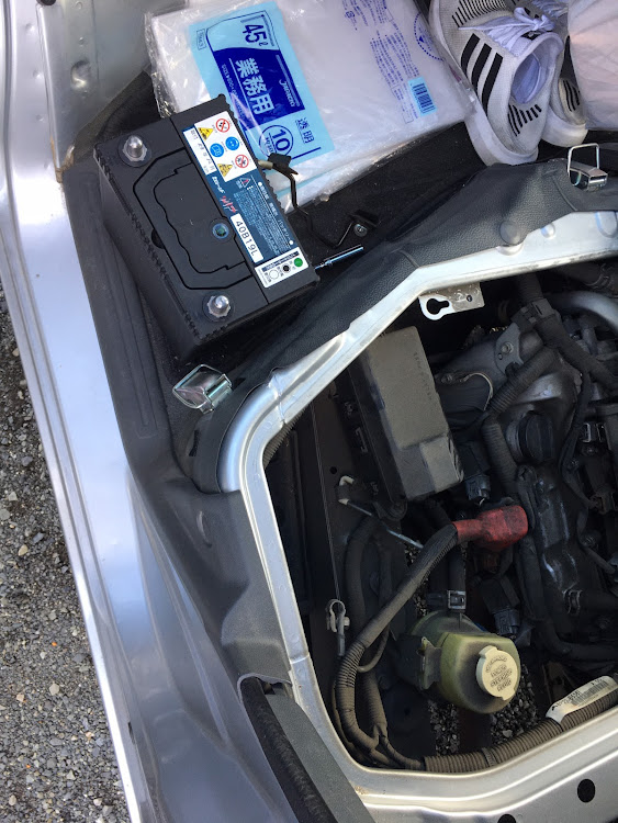 タントの出張バッテリー交換・ハイゼット・S321V・子守・朱陽自動車に関するカスタム事例の投稿画像2枚目