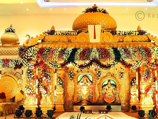 Flower Decoration Weddings Reception Stage Cradle Ceremony