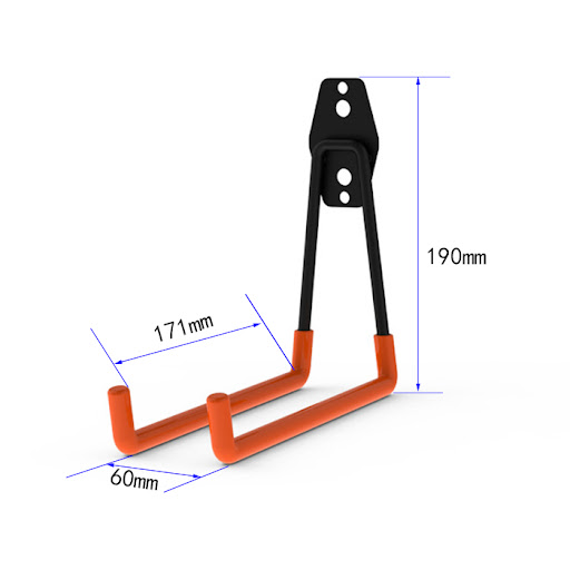 Title 1, Heavy Metal PVC Wall Hook Wire Hook Storage Cab...