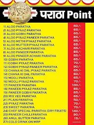 The Family Paratha Point menu 1