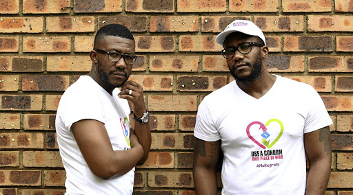 Twins Thula, left, and Ntokozo Mkhize bring a new take on preventing HIV and on living with the virus.