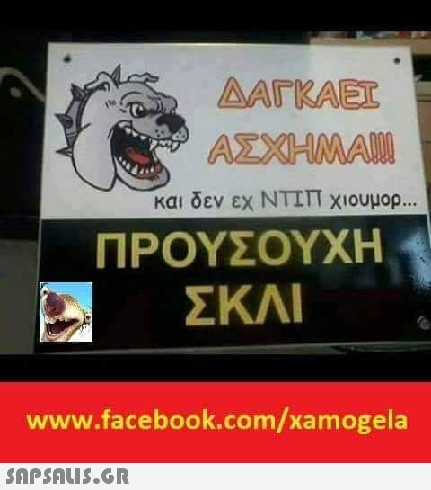 και δεν εχ ΝΤΙΠ χιουμορ ΠΡΟΥΣΟΥΧΗ ΣΚΛΙ www.facebook.com/xamogela