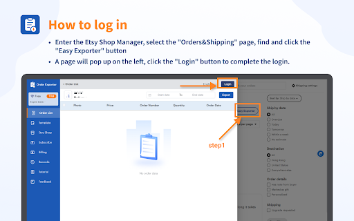 Easy Exporter - Etsy™ order exporter