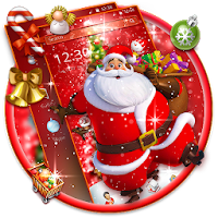 赤いクリスマスサンタツリーのテーマ Androidアプリ Applion