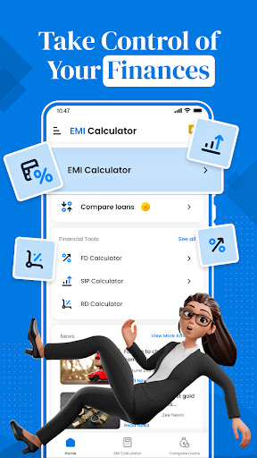 Screenshot EMI Calculator - Finance Tool