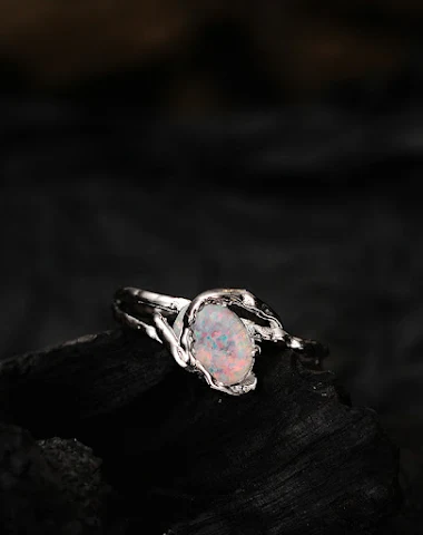 Fashion Opal Stone Ring for Women. - 0