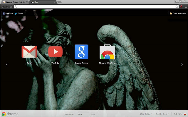 Weeping Angels chrome extension