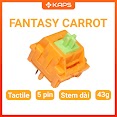 Switch Fantasy Carrot | Switch Carrot | Tactile | 5 Pin | Dùng Cho Bàn Phím Cơ