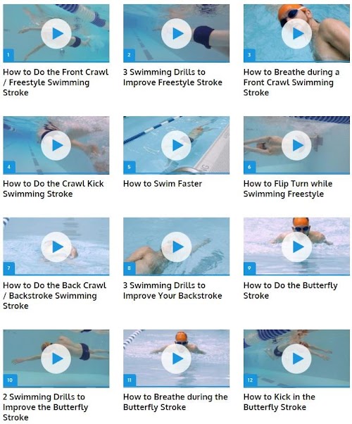 Android application Swimming screenshort