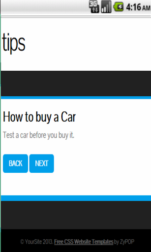 Tips to buy a car