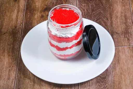 Red Velvet Cake Jar