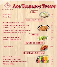 Ace Treasury Treats menu 2