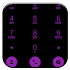 Dialer theme Flat BlackPurpl50.0