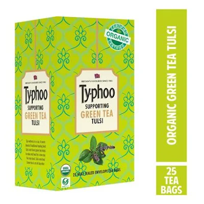 TY-PHOO GRN TEA TULSI 25'S TEA BAB BOX
