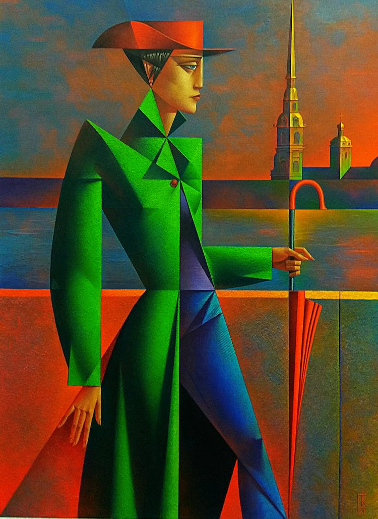 Abstract Figurative Paintings by Georgy Kurasov