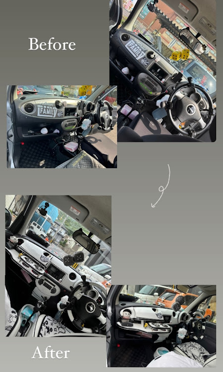 ミラジーノの仕様変更・ぜんまい復活・曇り空と愛車に関するカスタム事例の投稿画像3枚目