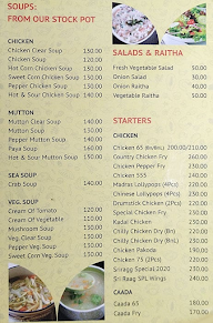 SRM Hotel menu 3