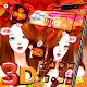 Download 3D Autumn Leaf Girl Glass Tech Theme For PC Windows and Mac 1.1.2