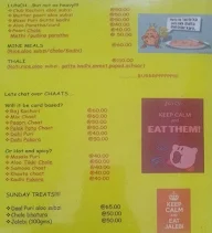 Tewari Bros Mithai Shoppie menu 1