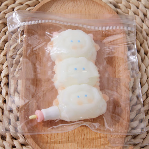 Title 1, Creative Edible Silicone Three-piece Lamb Squee...