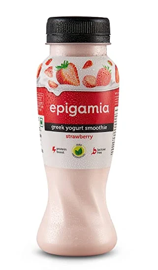 Epigamia Greek Yogurt Smoothie - Strawberry - 200 ml