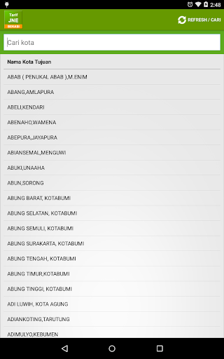 Tarif JNE Bekasi