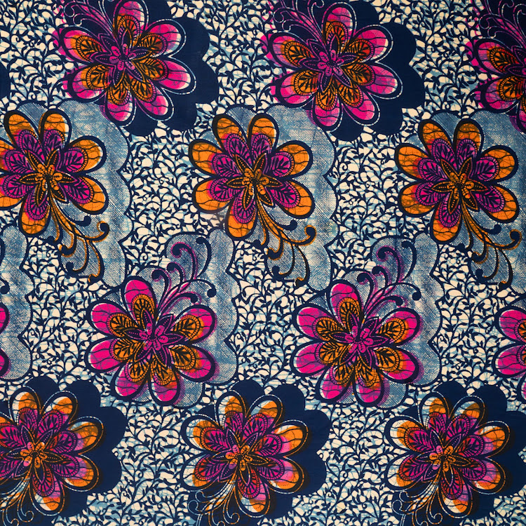 Wax print fabric by Kitenge.