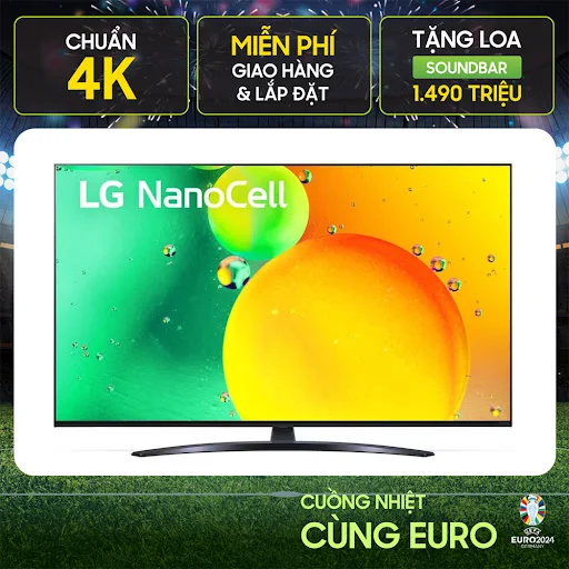 Smart Tivi NanoCell LG 4K 75 inch 75NANO76SQA